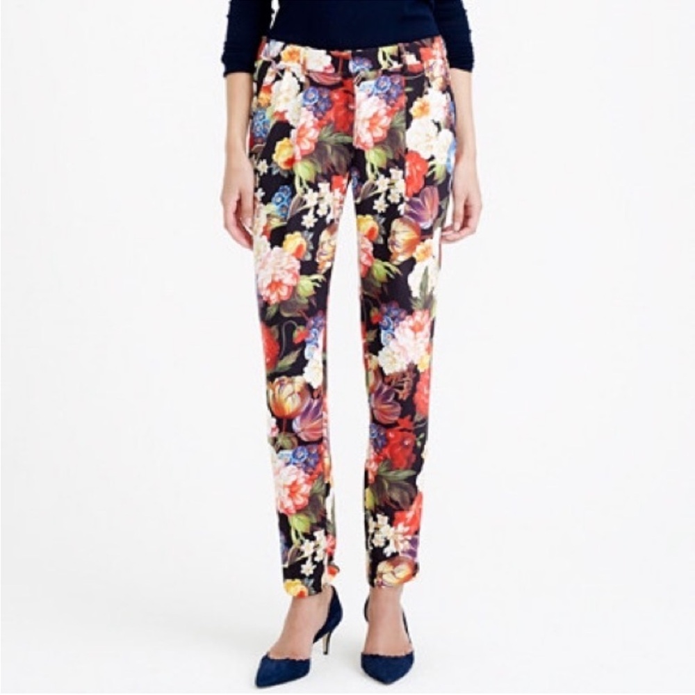 J.Crew Collection - rare Dutch Floral pants sz 4 - get ready for spring!